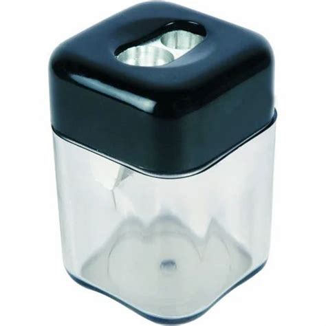 Swati Double Hole Container Square Pencil Sharpener At Best Price In