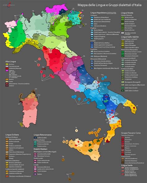 Pin By Adam On Tutto Italiano Language Map Italian Language Europe