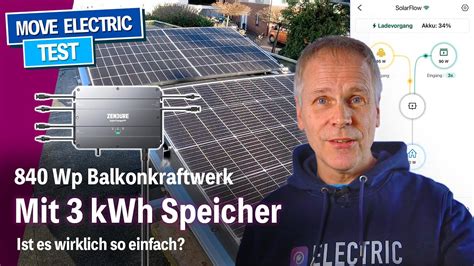 Balkonkraftwerk Mit 3 KWh Speicher Zendure Solarflow Solarstrom