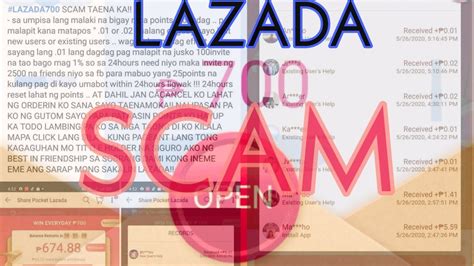 700 Pesos Lazada Scam 🤦‍♂ Youtube