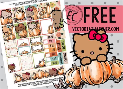 16 Free Printable Fall Planner Stickers Sets Fall Planner Stickers