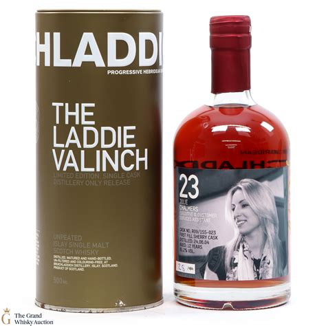 Bruichladdich 12 Year Old Valinch 23 Julie Chalmers Signed