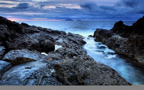 Papel De Parede 2560x1600 Px Costa Panorama Fotografia Formação