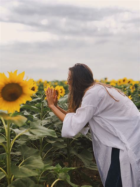 Free Images People In Nature Flower Yellow Sky Field Summer
