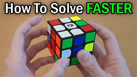 How To Solve The Rubiks Cube Faster With The Beginner Method Youtube