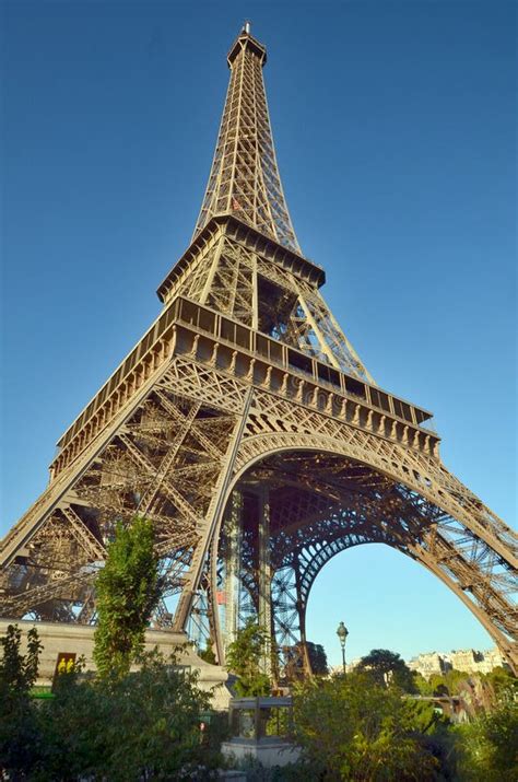 Close Up Of The Eiffel Tower Tour Eiffel Editorial Stock Photo Image