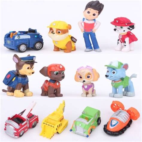 Paw Patrol Figures 1 3 Inches Set Of 12