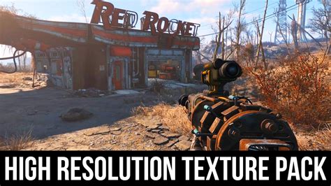Fallout 4 High Resolution Texture Pack 4k Gameplay Youtube