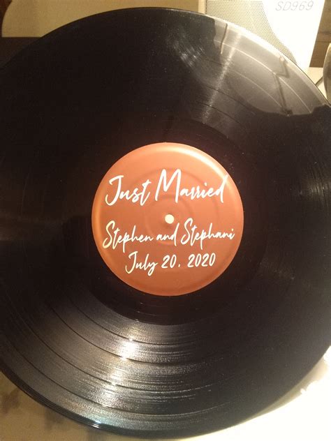 Wedding Guest Book Idea Custom Record Guest Book Vinyl Record Etsy