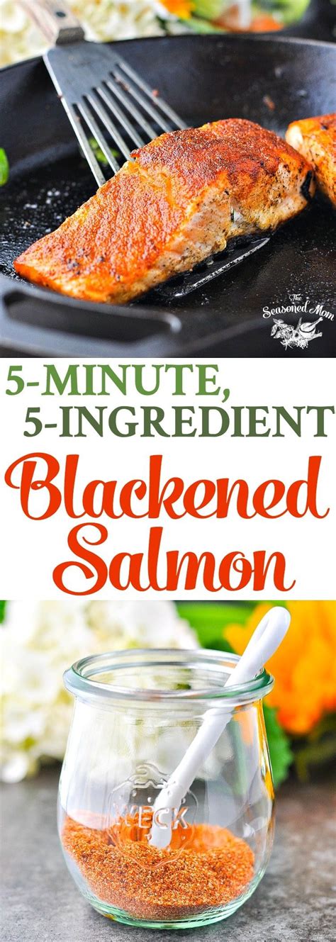 A squeeze of lime adds brightness to the butter sauce. 5-Ingredient Blackened Salmon | Recipe | Seafood recipes healthy, Salmon recipes, Healthy low ...