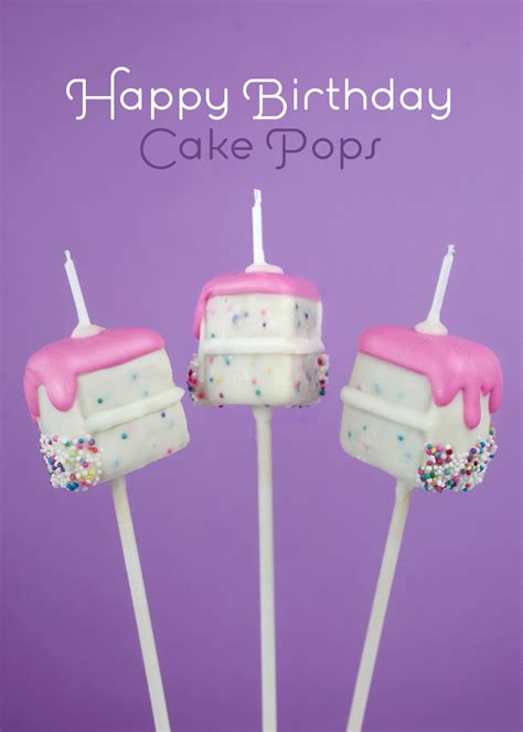 Happy Birthday Cake Pops
