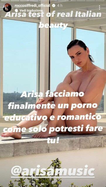 Rocco Siffredi Ad Arisa Facciamo Un Porno Educativo Rdd