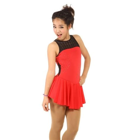 Trendy Pro Valentine Figure Skating Dress Xamas