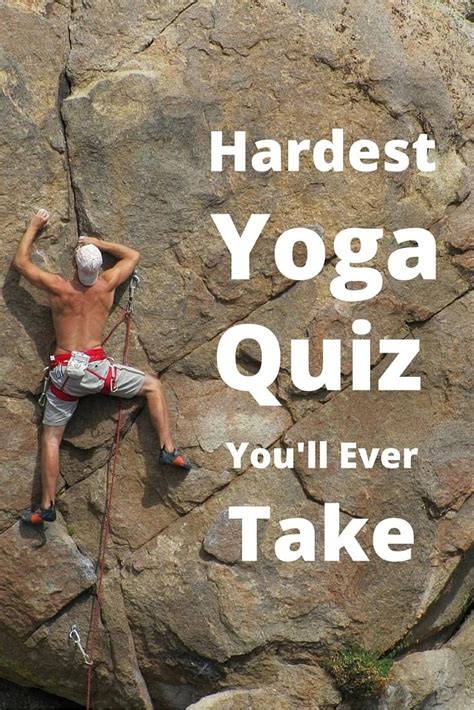 The Hardest Yoga Quiz Youll Ever Take