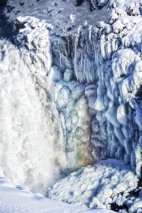 Frozen Waterfall Gullfoss Iceland Photograph By Matthias Hauser Fine