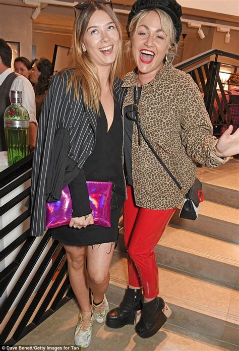 Jaime Winstone Puts On A Colourful Display In London Daily Mail Online