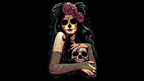 3d skull horn 1404 david lozeau wall. Sugar Skull Amazing Wallpapers HD Pictures & Desktop ...