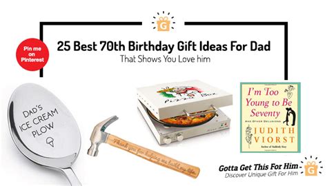 I pray that these gifts walk with you throughout the many years. 25 Best 70th Birthday Gift Ideas For Dad That Shows You ...