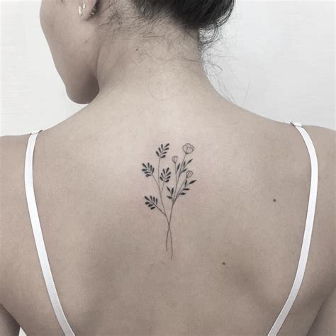 230 Cute Back Neck Tattoos For Girls 2022 With Meaning