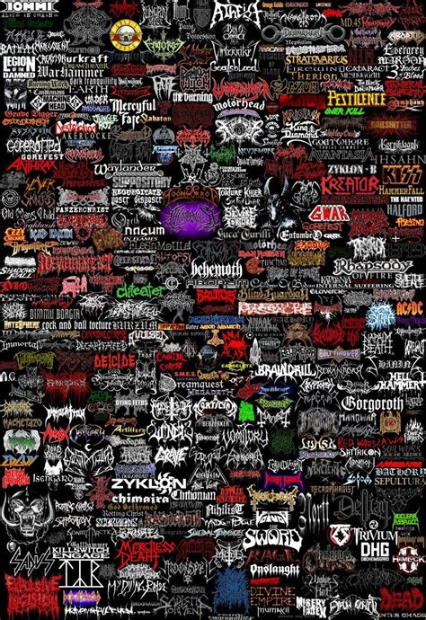 Metal Bands Logos Rock Band Logos Metal Band Logos Band Wallpapers