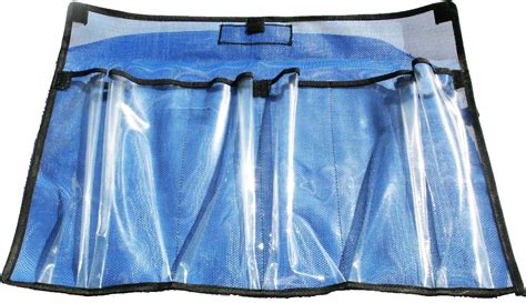 Six Pocket Lure Wrap Offshore Lure Bag Md 18x95 Blue