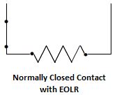 At the leg end the wire attached at the common is the one that goes to the light(s). End of Line Resistors (EOLRs)