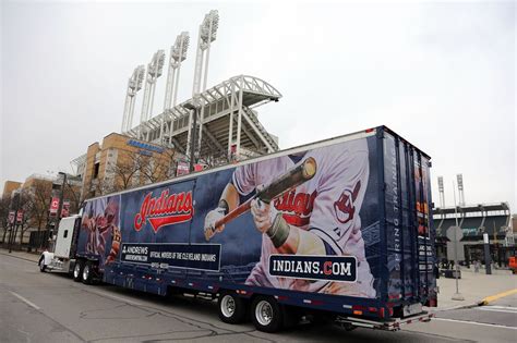 Cleveland Indians Truck Day 2020 One Step Closer To Spring Training As