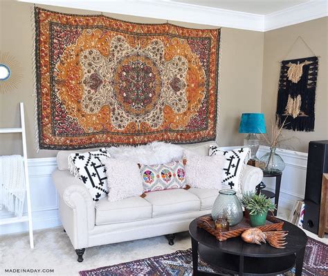 Rug Wall Art How To Hang A Rug Like A Tapestry Made In A Day