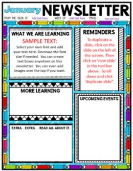 Maybe you would like to learn more about one of these? Editable Newsletter Templates: Monthly Newsletters by ...