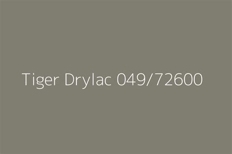 Tiger Drylac 049 72600 Color HEX Code