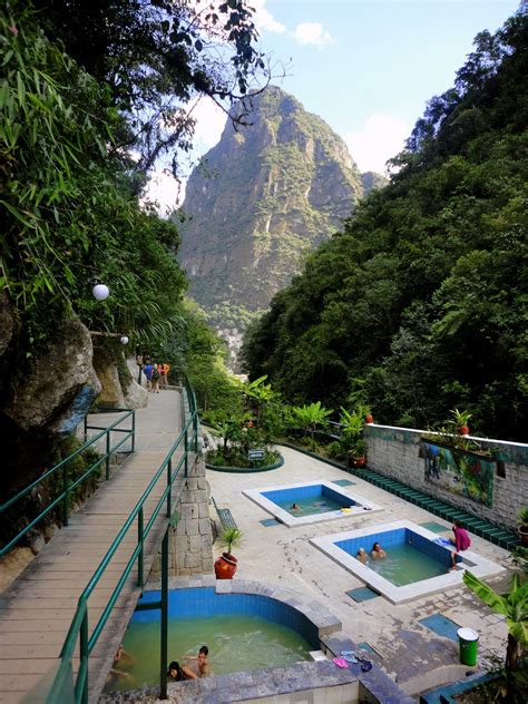 Visit the lost world of tambun at night. Hot springs of Aguas Calientes, Peru - Perfect after a ...