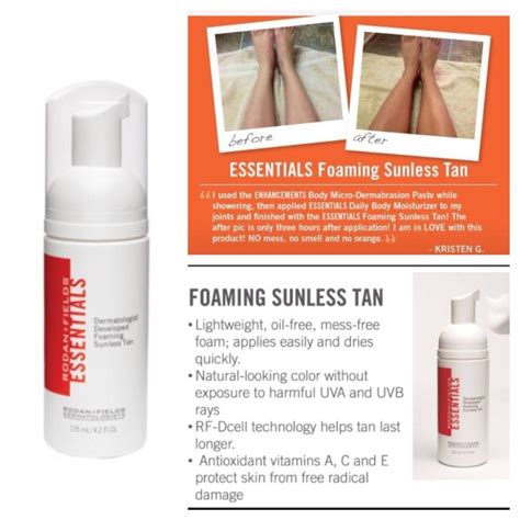For A Flawless Tan Everytime Rf Essentials Sunless Tanner Foaming