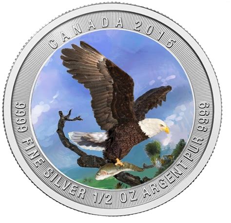 Coins And Paper Money Canadian Coins Birds Of Prey Series 1 Oz 9999