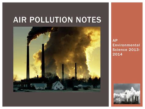 Ppt Air Pollution Notes Powerpoint Presentation Free Download Id