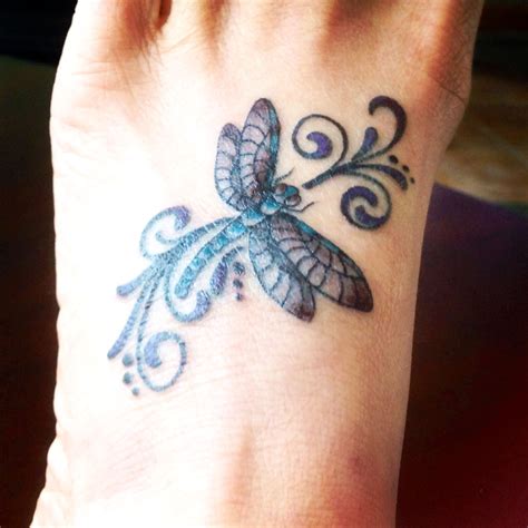 We are a full service tattoo shop located in the small village of medina. My Foot Tattoo (With images) | Dragonfly tattoo, Tattoos ...