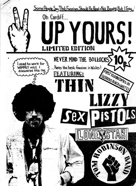 Oh Cardiff Up Yours A 1977 78 New Wavepunkrock Fanzine From Cardiff