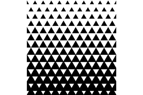 Halftone Triangular Pattern Vector Abstract Transition Triangular