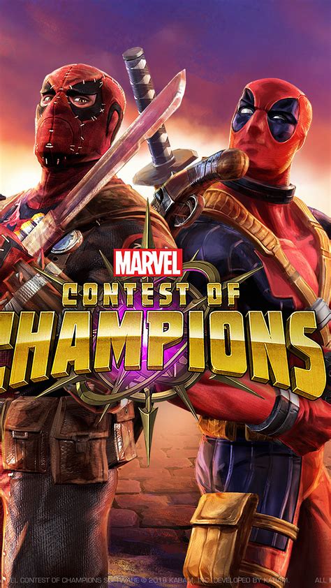 1080x1920 Deadpool Marvel Contest Of Champions Iphone 76s