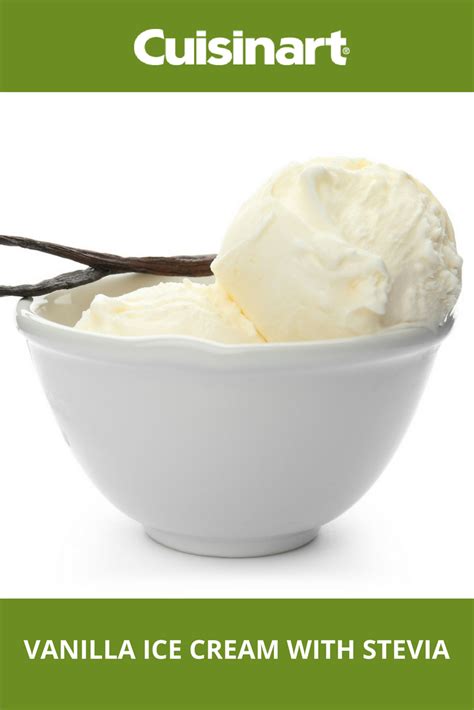 Homemade Vanilla Ice Cream With Stevia Icecream Sugar Free Ice Cream