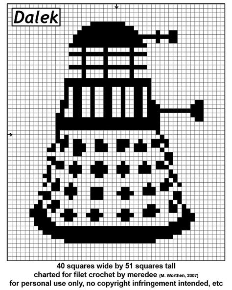 More Dr Who Crochet Free Patterns Grandmothers Pattern Book