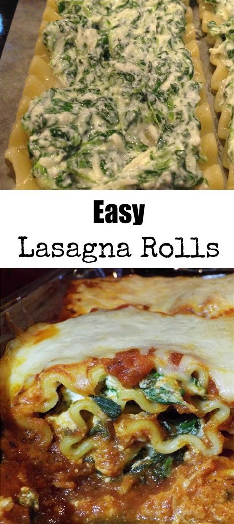 Livify Lasagna Rolls Recipe