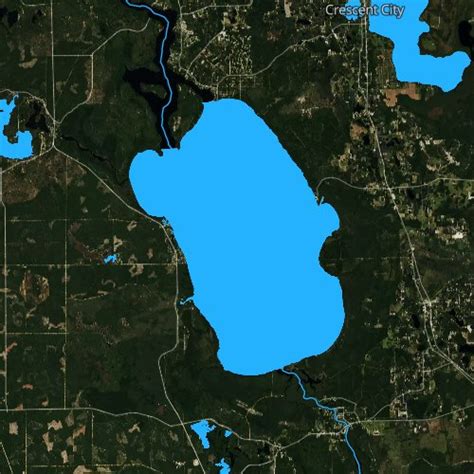 Lake George Florida Fishing Map