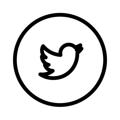 Twitter Icon Png Black 69051 Free Icons Library