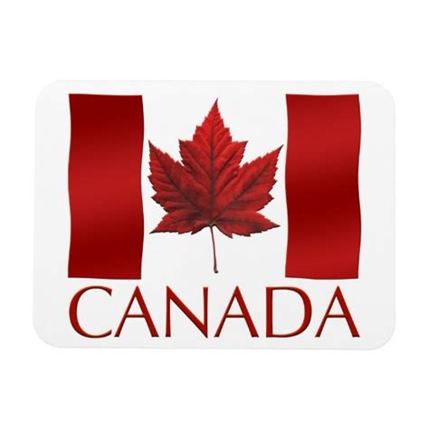 Canada Flag Fridge Magnet Canada Souvenir Magnets Zazzleca