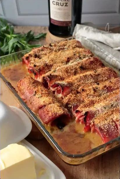 Roulés au jambon sauce madère de Laurent Mariotte