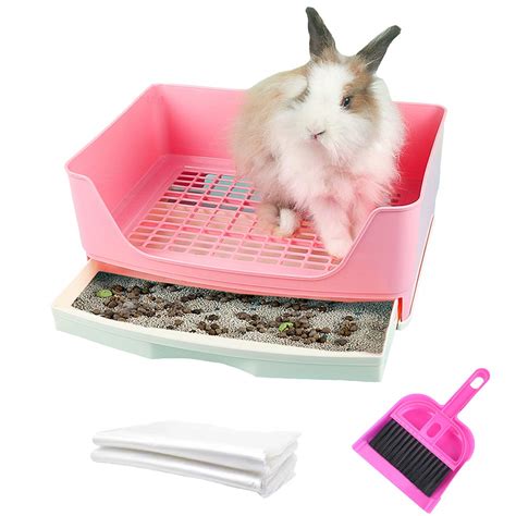 Buy Linifar Extra Large Rabbit Litter Box Pet Potty Corner Toilet