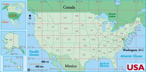 United States Map With Latitude And Longitude And Cities Map Of World