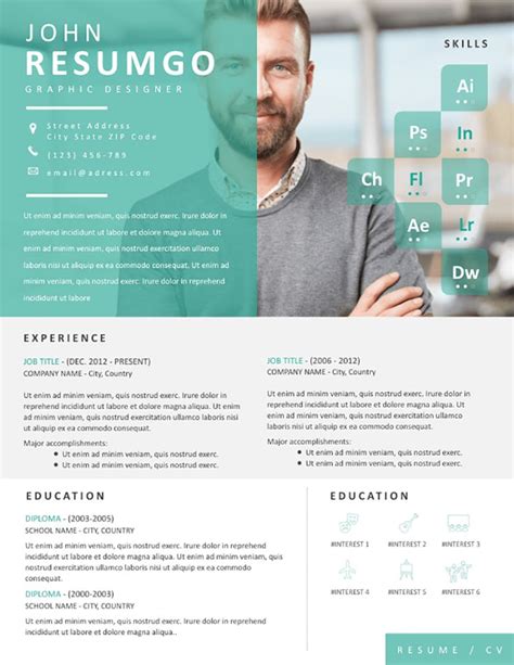 Envo Eye Catching Resume Template Resume Template Creative Resume Template