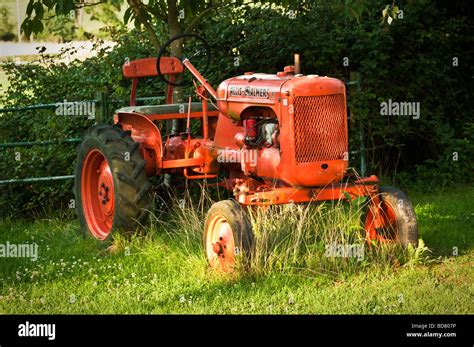A Vintage Allis Chalmers B Series Small Tractor Now Used For