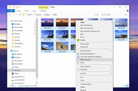 How To Resize Multiple Images At Once On Windows 10